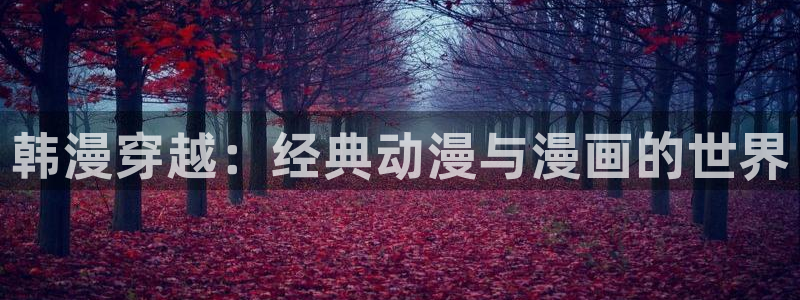 age漫画网：韩漫穿越：经典动漫与漫画的世界